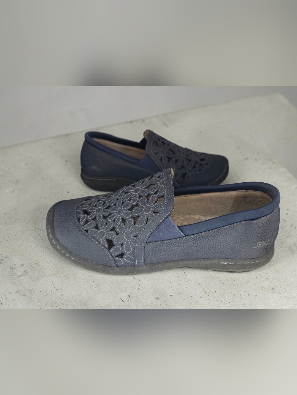 CUTE Women’s JBU By Jambu Wildflower Moc Flower Cut-Out Slip on Shoes SZ. 9 - Picture 8 of 12